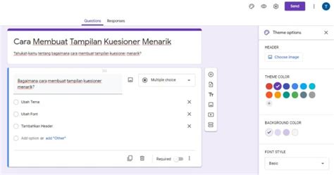 bikin|Membuat & memberi nilai kuis dengan Google Formulir